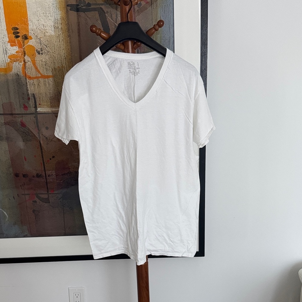 Fruit of the Loom Men’s V-Neck T-Shirt